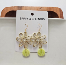 Load image into Gallery viewer, Lime Green Maisy Earrings