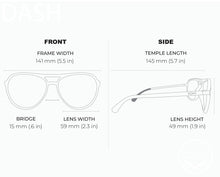 Load image into Gallery viewer, DASH LAGOON Polarized Active Soft Rubber Aviator Sunglasses