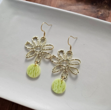 Load image into Gallery viewer, Lime Green Maisy Earrings