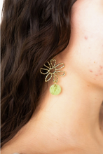 Load image into Gallery viewer, Lime Green Maisy Earrings