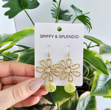 Load image into Gallery viewer, Lime Green Maisy Earrings