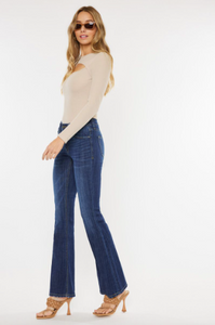 PLUS & PETITE Ashley Mid Rise Flare