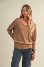 Load image into Gallery viewer, V Neck Sweater Top