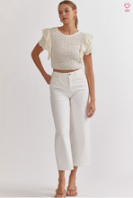 Load image into Gallery viewer, High Waist Wide Leg Pants - White - Regular &amp; Plus Sizes