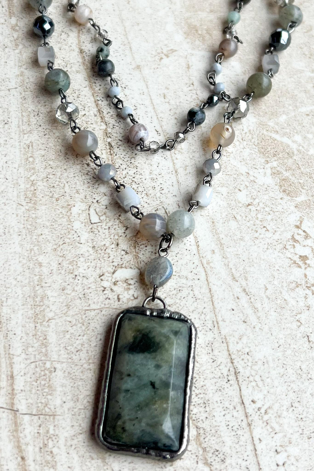 Lexi Necklace Gray