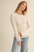 Load image into Gallery viewer, Ribbed Sweater Cardigan