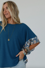 Load image into Gallery viewer, Slate Denim Blue - Sunlit Meadow Top