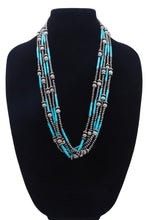 Load image into Gallery viewer, 5 Layer Western Multi-Bead Necklace