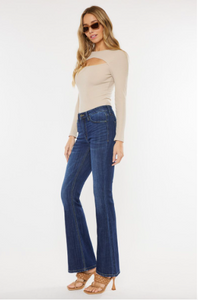 PLUS & PETITE Ashley Mid Rise Flare