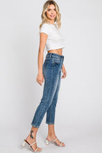 Load image into Gallery viewer, PETITE High Rise Stretch Mom Jeans