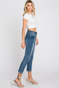 PETITE High Rise Stretch Mom Jeans