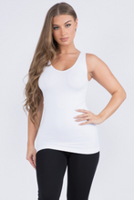 Load image into Gallery viewer, One Size Reversible V or U Neckline Seamless Tank
