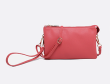 Load image into Gallery viewer, Riley Monogrammable Three Compartment Crossbody / Wristlet - Available in 21 Colors!