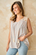 Load image into Gallery viewer, Sleeveless Top with Tassel and Trim