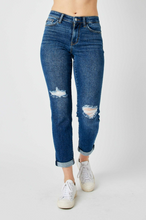 Load image into Gallery viewer, Judy Blue Mid Rise Destroyed Slim Fit Jeans