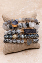 Load image into Gallery viewer, Ghana Bracelet Set - Grey