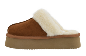 Cuddle Up - Tobacco Faux Suede - by Corkys