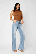 Load image into Gallery viewer, Judy Blue High Waist Front Yoke Retro Wide Leg Jeans