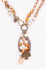 Load image into Gallery viewer, Emma Necklace in Amazonite and Jasper