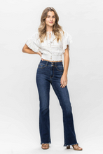 Load image into Gallery viewer, Judy Blue High Waist Vintage Frayed Hem Bootcut Jeans