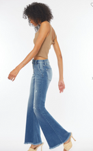 Load image into Gallery viewer, KanCan High Rise Exposed Button Flare Jeans
