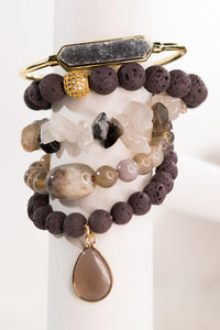 Ghana Bracelet Set - Smokey Hue