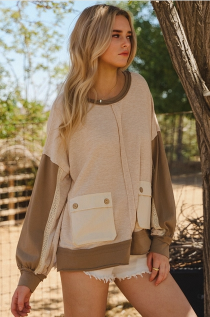 Color Block Sweatshirt