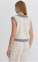 Load image into Gallery viewer, Cream Cropped Sleeveless Top