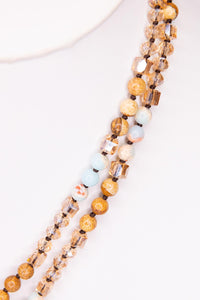 Emma Necklace in Amazonite and Jasper