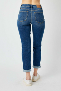 Judy Blue Mid Rise Destroyed Slim Fit Jeans