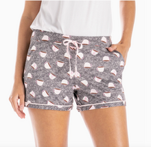 Load image into Gallery viewer, Hello Mello Signature Lounge Shorts - Sip Sip Hooray