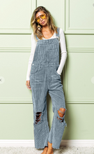 Load image into Gallery viewer, Vintage Washed Corduroy Overalls - REMAINING: Medium Black Charcoal, Small Vintage Camel, Large Vintage Denim &amp; XL Vintage Denim