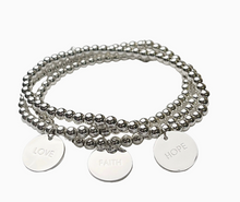 Load image into Gallery viewer, Hope Silver Bracelet