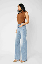 Load image into Gallery viewer, Judy Blue High Waist Front Yoke Retro Wide Leg Jeans