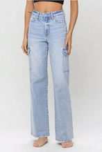 Load image into Gallery viewer, Alyssa 90&#39;s Vintage Straight Cargo Jeans