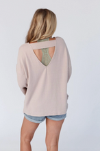 Load image into Gallery viewer, Oat - Love It Round Neckline Textured Top