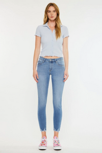Mid Rise Ankle Skinny Jeans