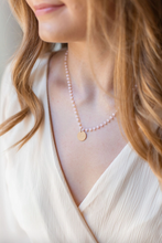 Load image into Gallery viewer, Pink Serenity Stone Necklace - Faith