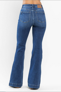 Judy Blue High Waist Wide Hem Flare Jeans