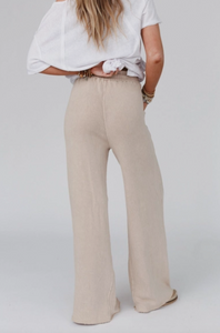 New Taupe - Relaxing Robin Wide Leg Pant