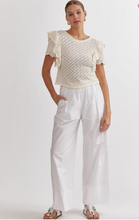 Load image into Gallery viewer, Knit Round Neck Sweater - Off White