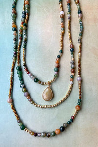 Maggie Necklace - India Agate