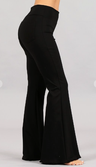 Flared Bell Pants - Black - ONLY 1 LEFT! SIZE S