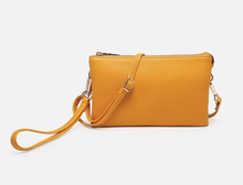 Load image into Gallery viewer, Riley Monogrammable Three Compartment Crossbody / Wristlet - Available in 21 Colors!