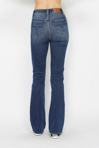 High Waist Tummy Control Bootcut Jeans - LONG Length