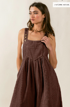 Load image into Gallery viewer, Vintage Washed Corduroy Wide Leg Overalls - Available in 4 Colors