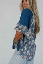 Load image into Gallery viewer, Slate Denim Blue - Sunlit Meadow Top