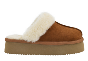 Cuddle Up - Tobacco Faux Suede - by Corkys