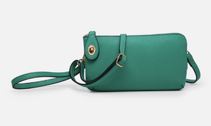 Kendall Crossbody/Wristlet with Twist Lock Closure - Available in 22 Colors!