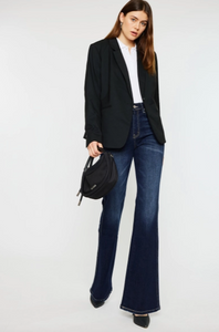 High Rise Flare Jeans - LONG Length